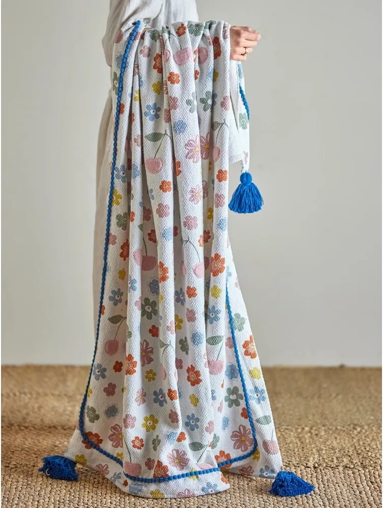 Újrahasznosított pamut gyerek takaró 130x160 cm Cherry – Bloomingville Mini