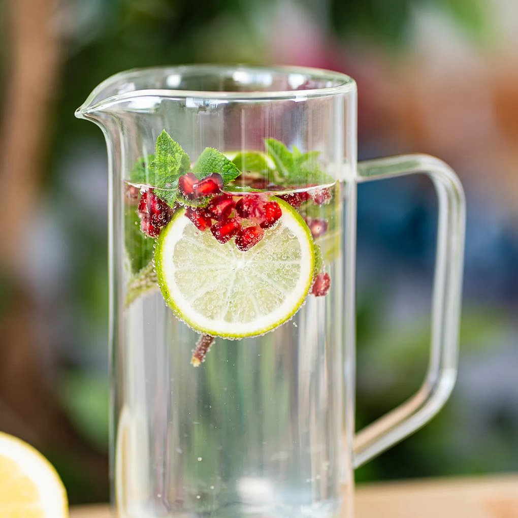 4Home Double Hot&Cool hőálló üvegkancsó, 1 l