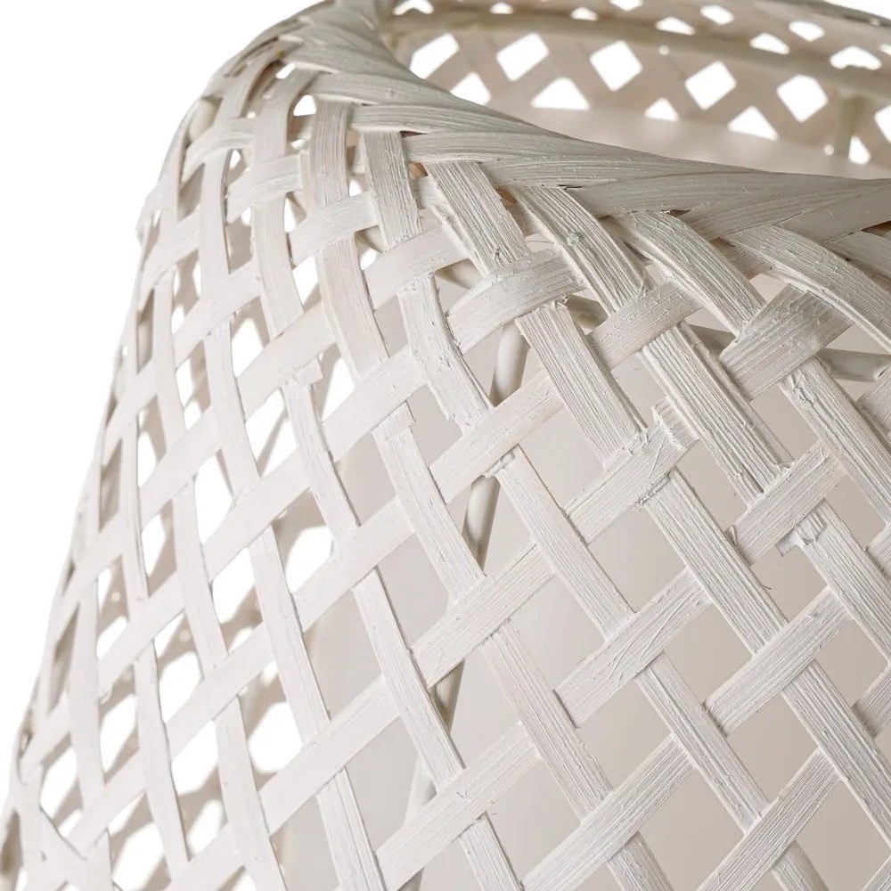 Krémszínű állólámpa bambusz búrával (magasság 88 cm) – Casa Selección