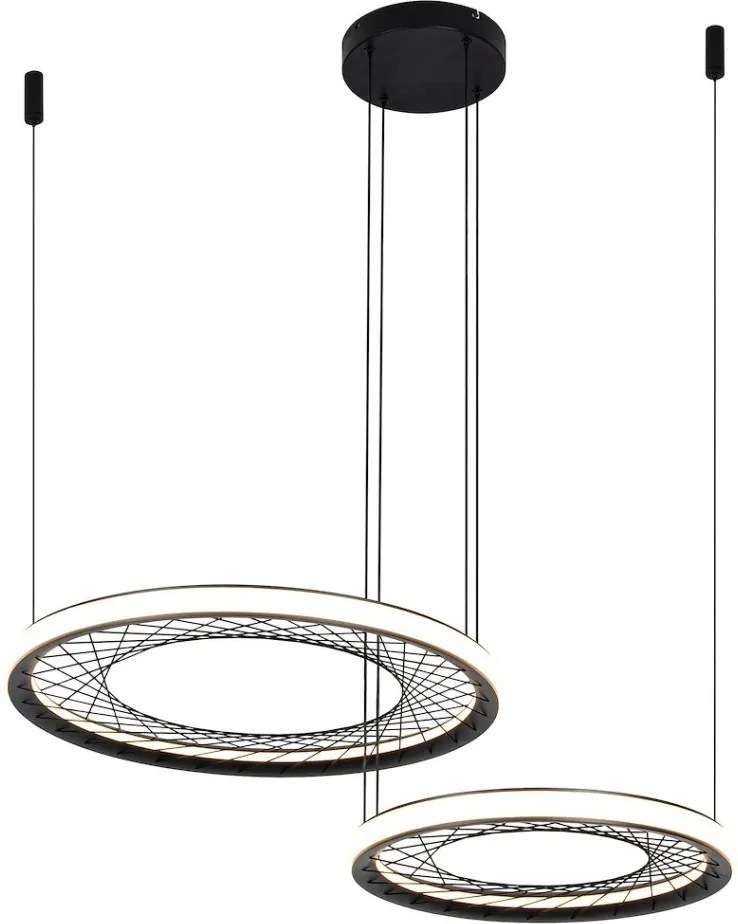 MILAGRO ML0525 NEST Modern Led Függesztett Lámpa Fekete LED IP20