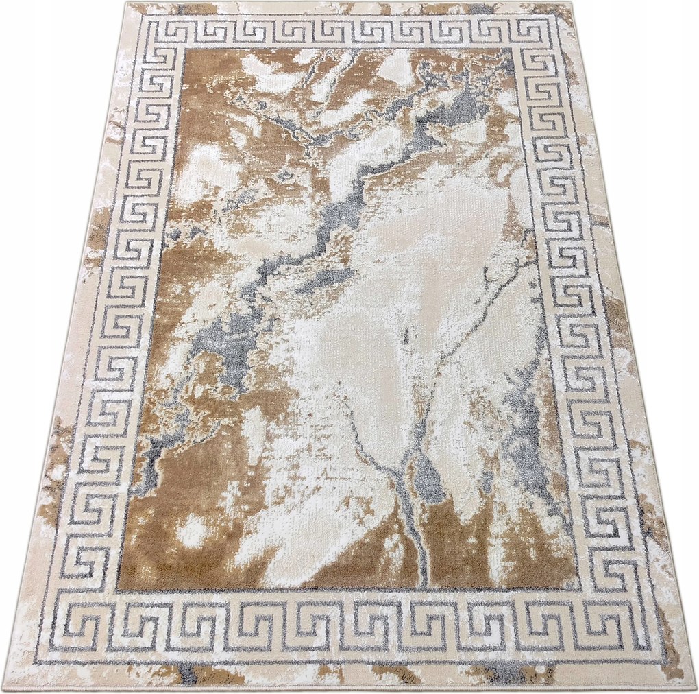 Szőnyeg 240x330 Modern Márvány Nappaliba Bézs