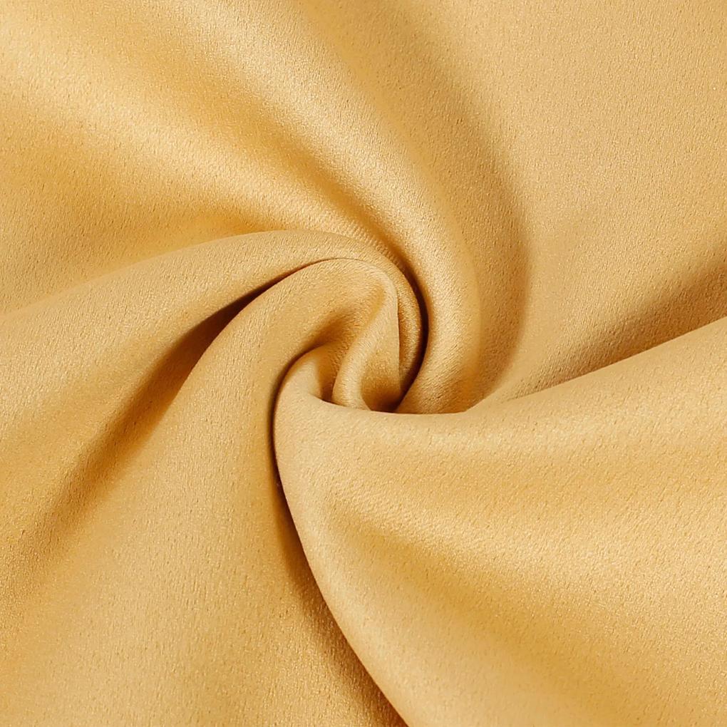 Goldea sötétítő függöny blackout - bl - 18 arany színű - szél. 270 cm 140x270 cm