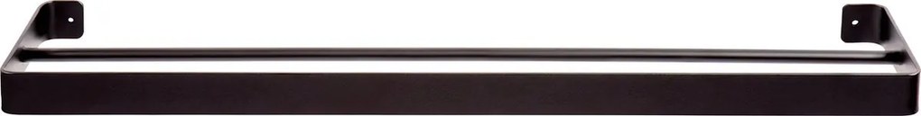 Fali törölközőtartó HANDY 60x12,5 cm, fekete