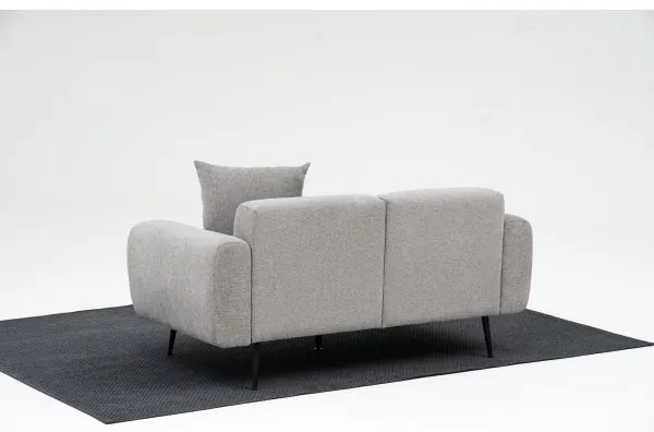 PISA kétszemélyes kanapé, világosszürke