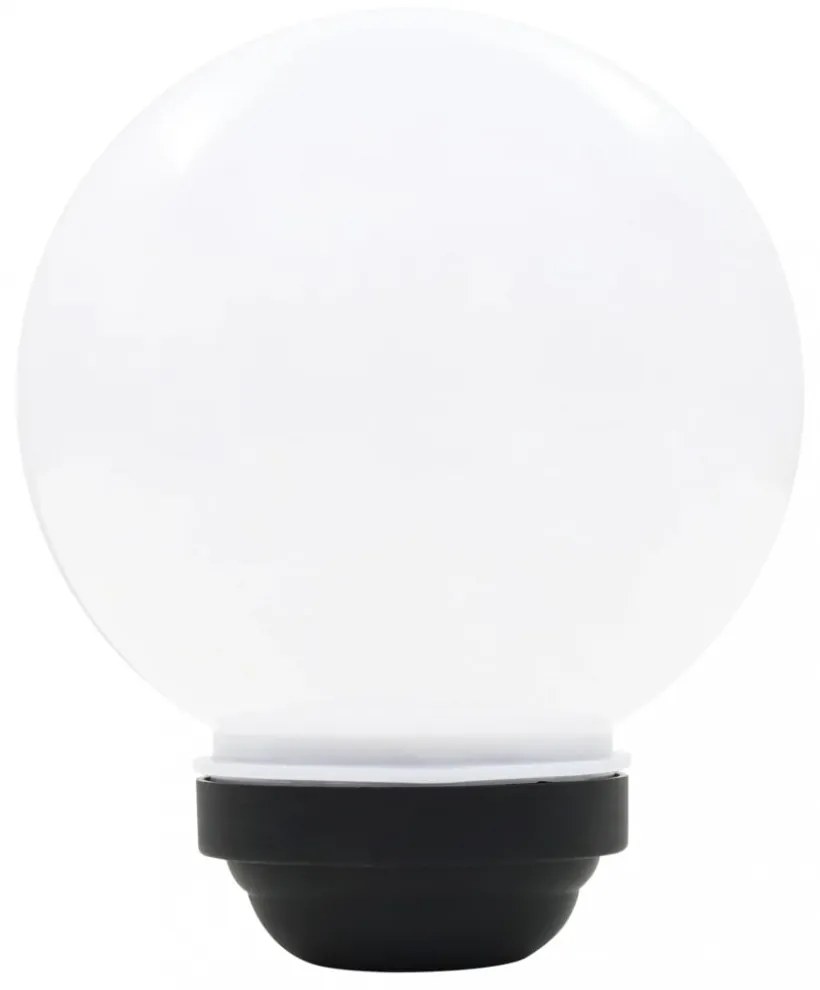 4 db napelemes kültéri LED gömblámpa, 15 cm RGB