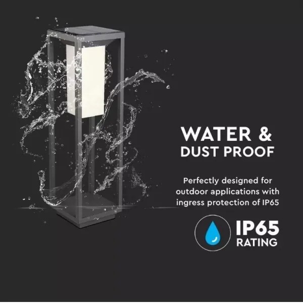 LED Napelemes lámpa érzékelővel SAMSUNG CHIP LED/2W/3,7V IP65 2600 mAh