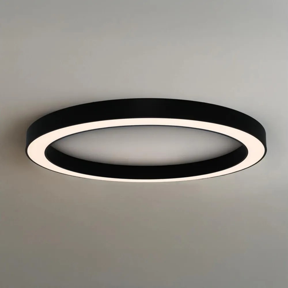 LED mennyezeti lámpa LED/100W/230V 3000/4000/6500K átm. 100 cm fekete