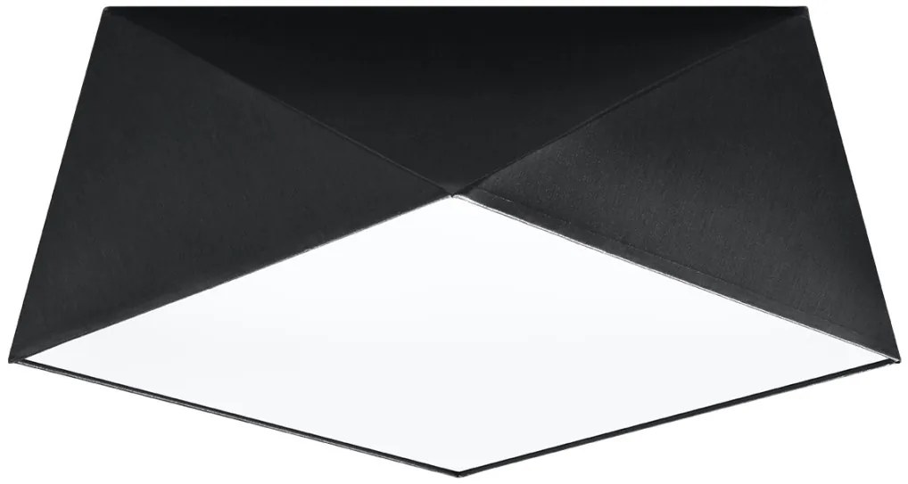SOLLUX SL-0690 HEXA Modern Mennyezeti Lámpa Fekete E27 IP20