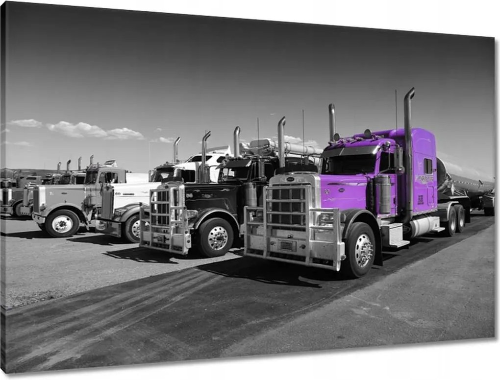 Vászonkép 90x60 Teherautó