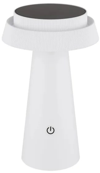 Globo 36624W - LED Dimmelhető napelemes érintős lámpa LED/4W/3,7W IP54 fehér