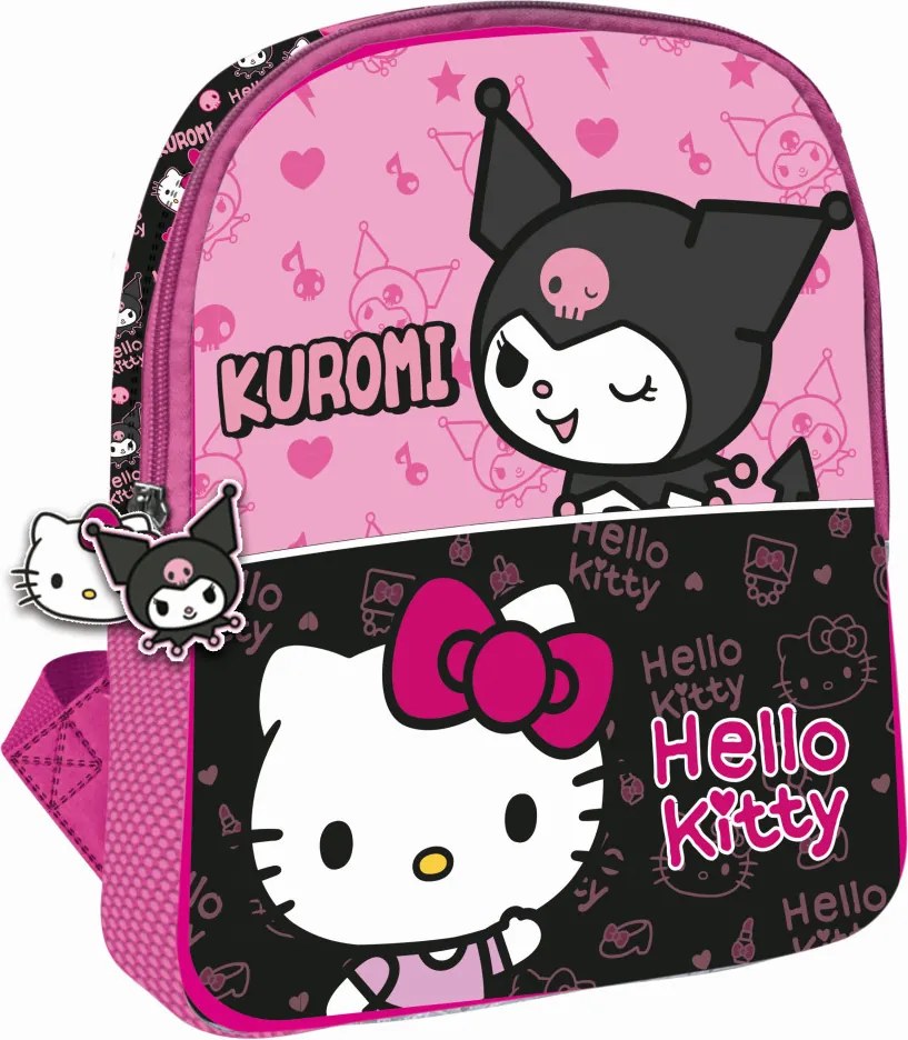 Hello Kitty & Kuromi hátizsák, táska 30 cm
