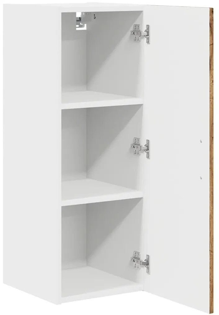 Fali konyhaszekrény polcokkal Öreg fa 30 x 31 x 80 cm Faanyag
