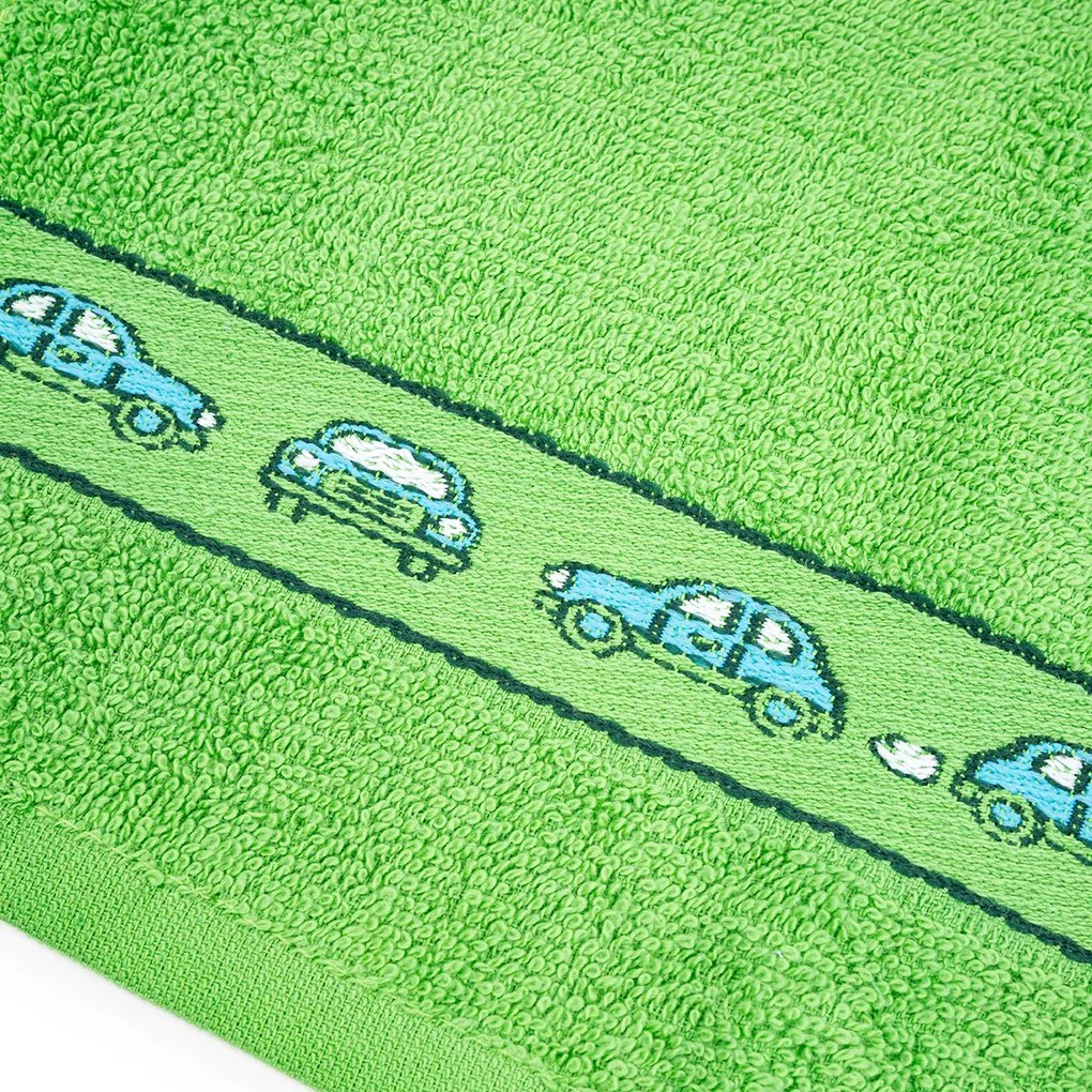 Gyerek törölköző Kids Green, 30 x 50 cm