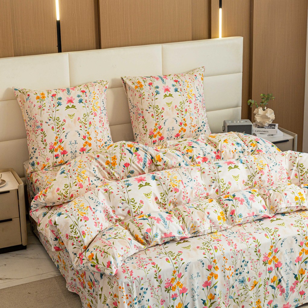Mikroszálas ágyneműhuzat MILLEFLEUR színes Ágyneműhuzat mérete: 2 db 70 x 90 cm | 200 x 220 cm