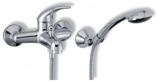 Kád csaptelep Novaservis Metalia 55 zuhanyszettel együtt 150 mm Króm 55020.0L