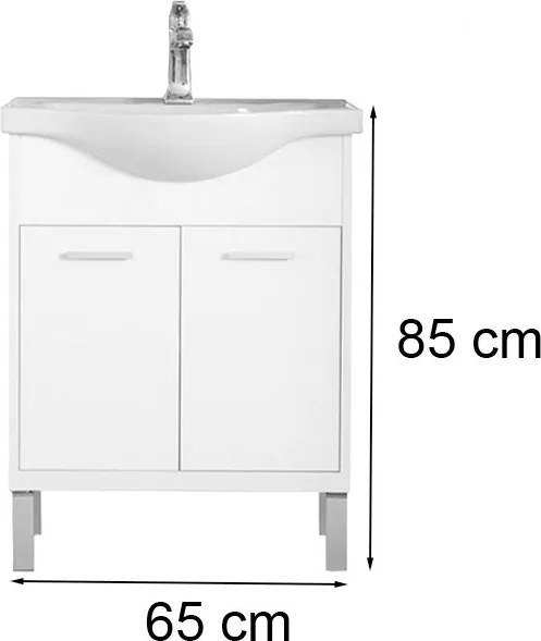 Nerva Prime 65 Fürdőszoba komplett szekrény
