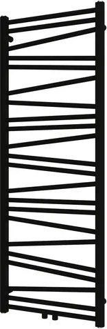 Radiátor kombinált SAT Lilon 133,5x50 cm fekete matt SATRALI1335500SBL