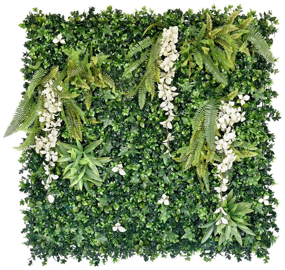 Függőkert műanyag zöldfal 100x100 cm