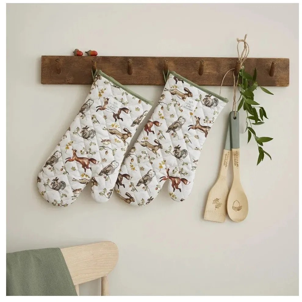 Pamut edényfogó kesztyű szett 2 db-os Forest Fable – Cooksmart ®
