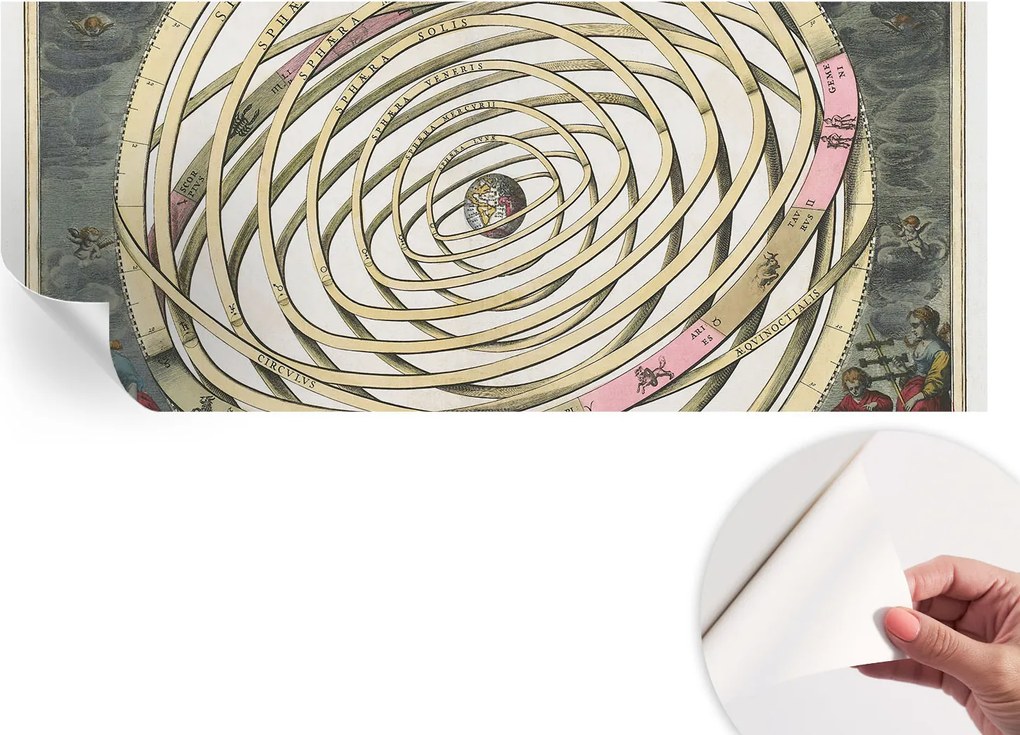 Dekoratív Öntapadós Tapéta Divatos Minták Kozmikus spirál 250x104 cm