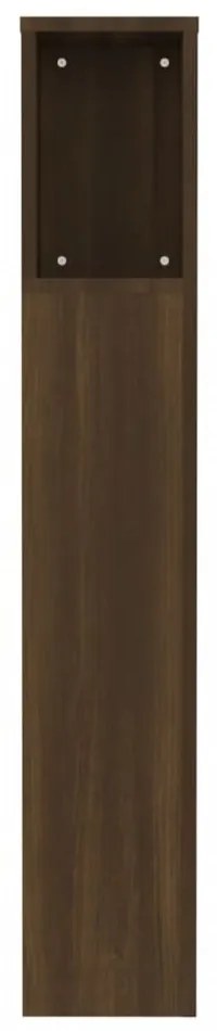 barna tölgyszínű áthidaló szekrény 100x18,5x102,5 cm