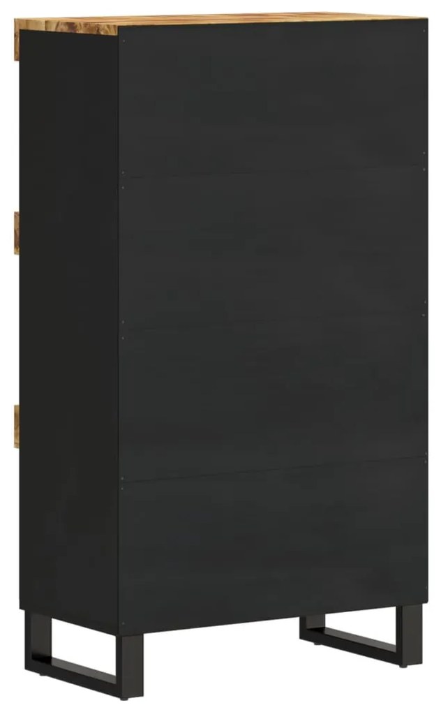 tömör mangófa tálalószekrény 60 x 33 x 107 cm