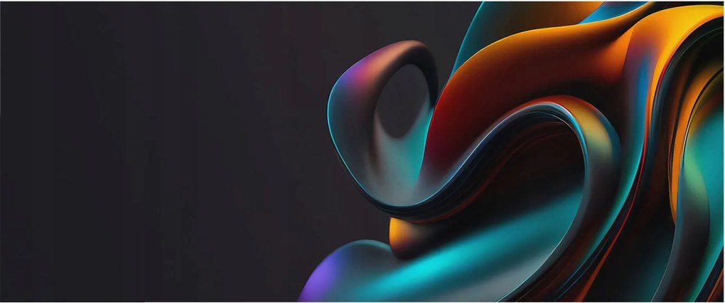 Fotótapéta Flizelina Nappali és Hálószoba Irodába Színes örvény 250x104 Ragasztó