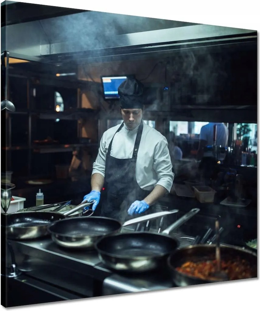 Vászonkép 50x50 Professzionális konyha