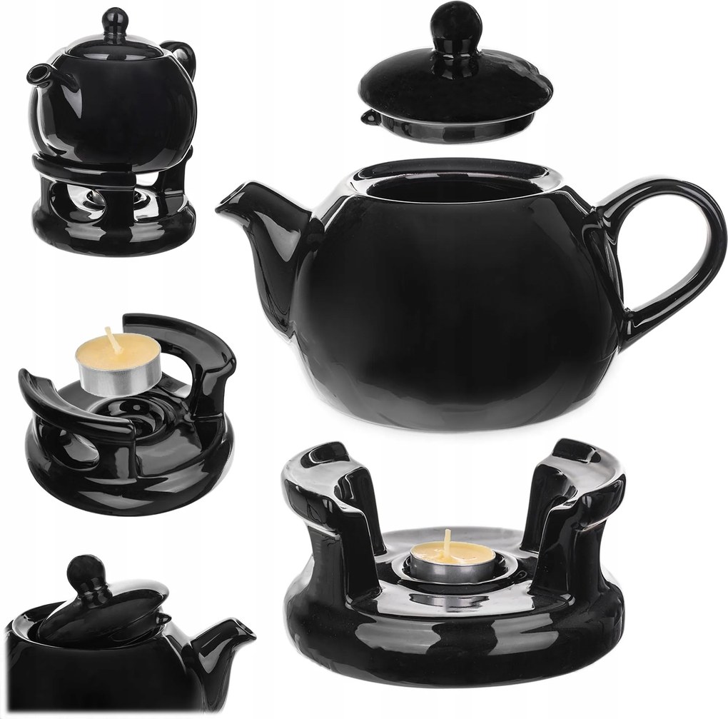 Teáskanna Teamelegítővel Teáskanna 1L Kerámia Ajándék