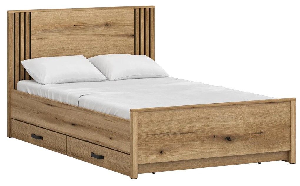 Egyszemélyes ágy 120 cm Hemos (evoke tölgy) . 1116861