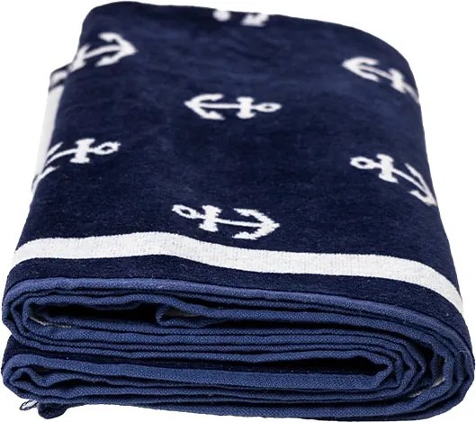 BAHIA Strandtörölköző matrózmintás 1. 165x90cm