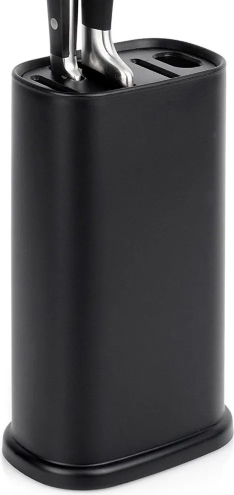 5 kés és olló tartó állvány Műanyag Fekete 12,4 x 8 x 21 Késblokk