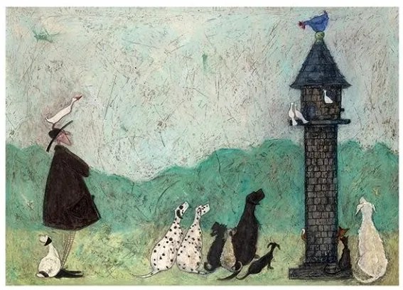 Művészeti nyomat Sam Toft - An Audience with Sweetheart