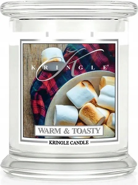 Közepes méretű Warm &amp; Toasty gyertya Kringle Candle