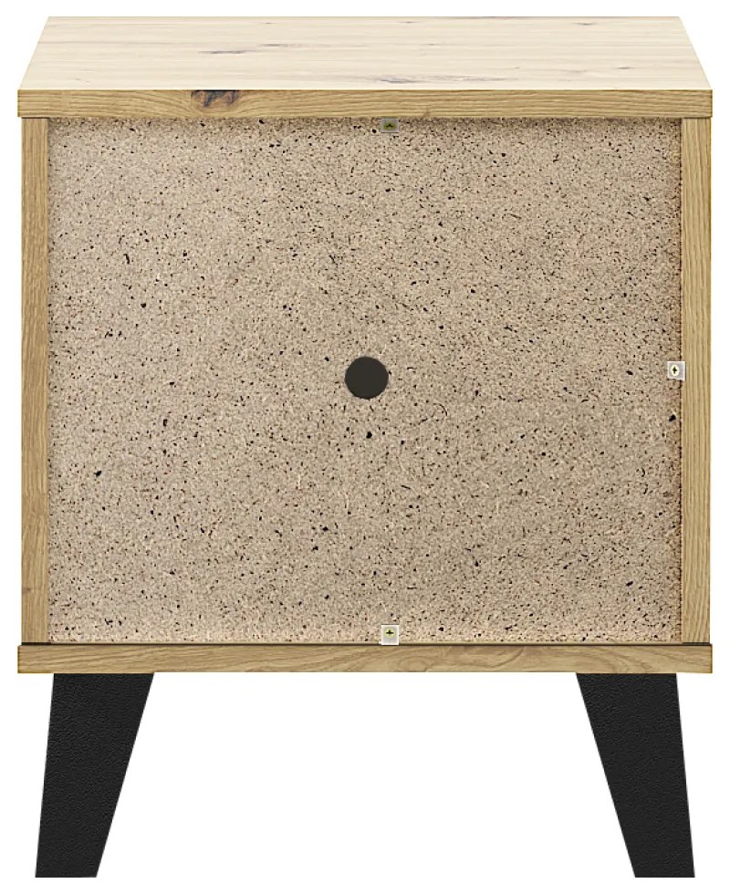 Éjjeliszekrény BOGAN 1S, tölgyfa artisan