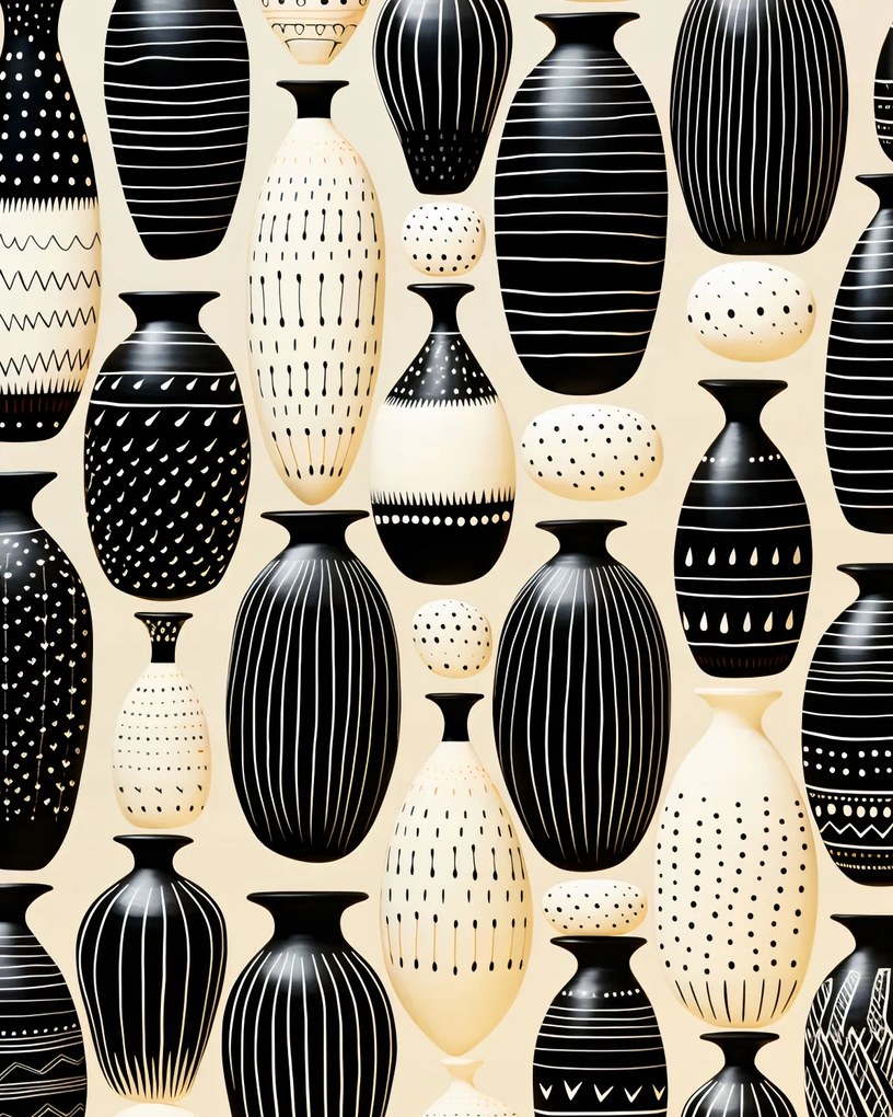 Poszter 40x50cm Monokróm Harmónia