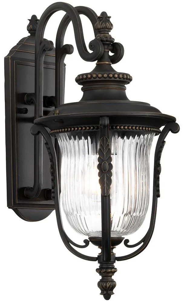 Elstead KL-LUVERNE2-M - Kültéri fali lámpa LUVERNE 1xE27/100W/230V IP44