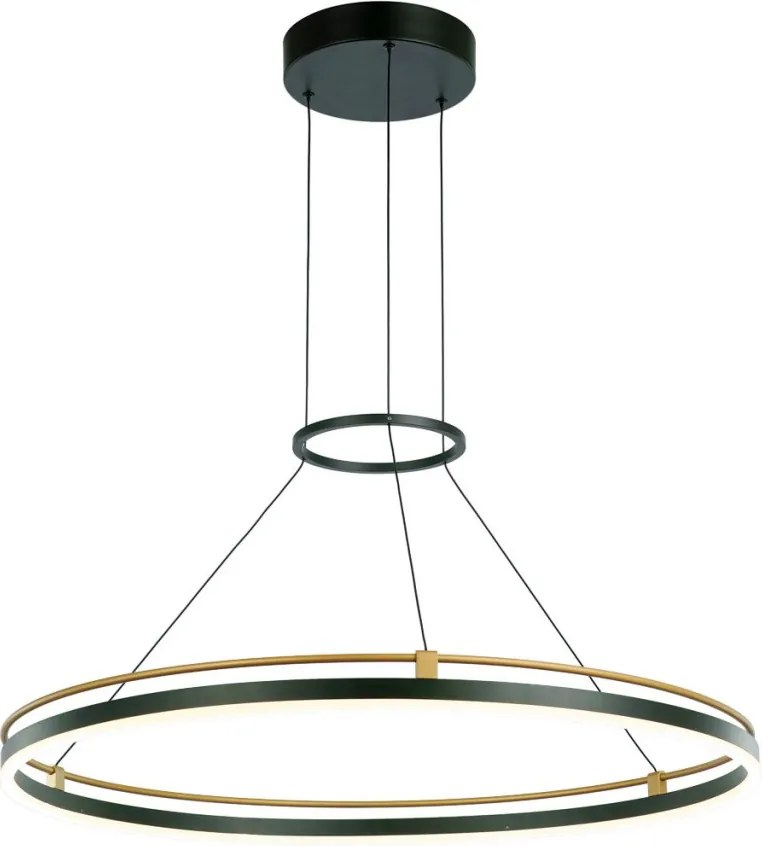 ITALUX 5900644337966 MERLOT Modern Led Függesztett Lámpa Fekete, Arany LED IP20