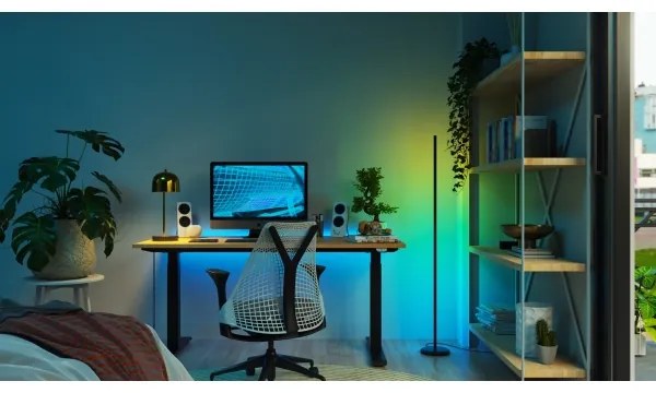 Nanoleaf N7204K02-1FL- LED RGBW Dimmelhető állólámpa LED/22W/230V 2200-6500K Wi-Fi