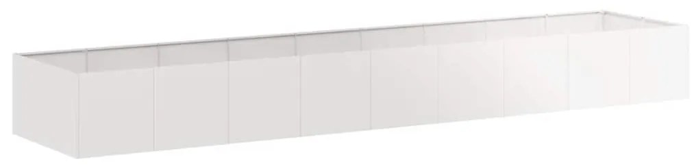 vidaXL növénytartó 360x80x40 cm rozsdamentes acél