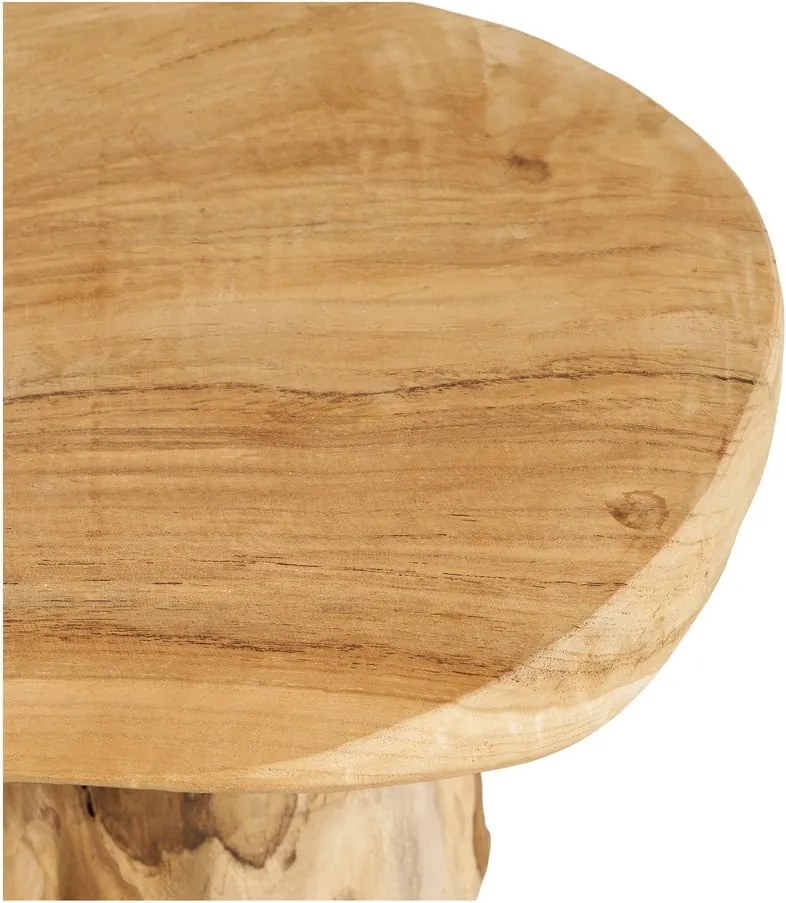 Teakfa kerek tárolóasztal ø 40 cm Palena – House Nordic