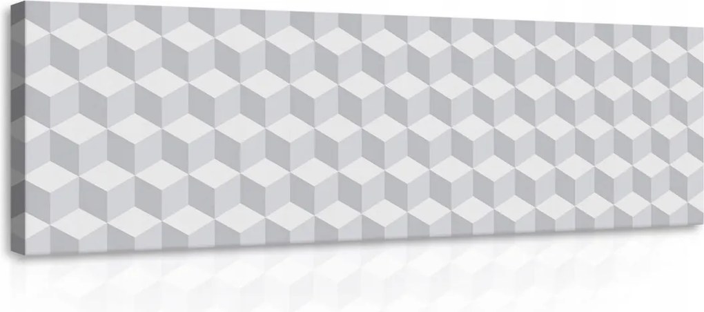 Vászonkép 145x45 Geometrikus minta ismétlődő kockák absztrakt