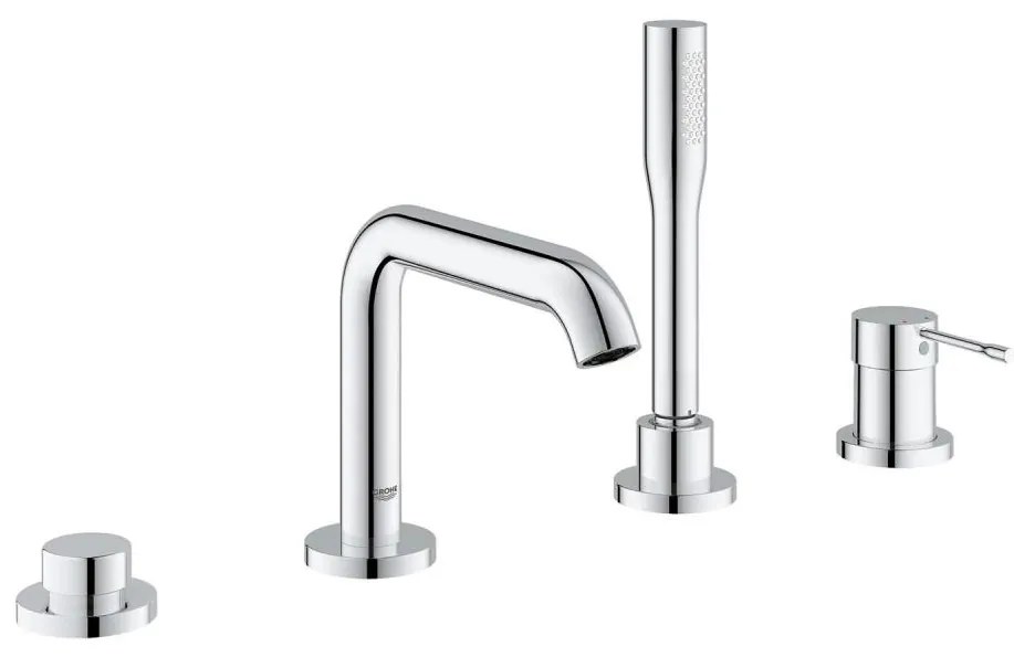 GROHE 19578001 - ESSENCE 197 mm négylyukú kádcsaptelep, fényes króm