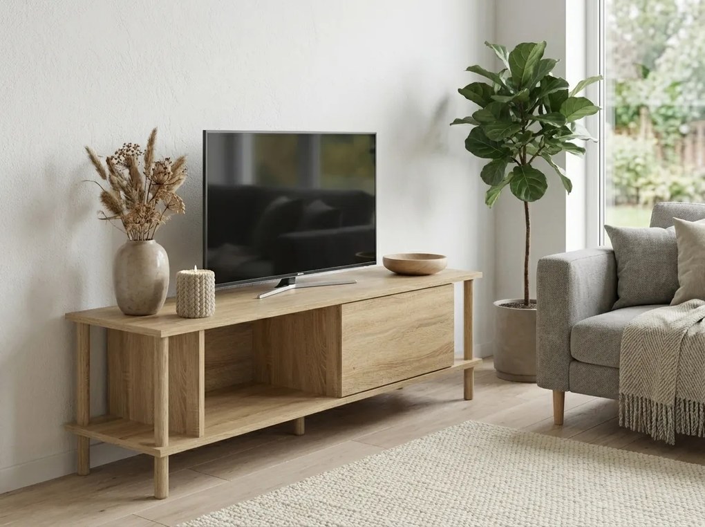 TV állvány PARIS 150 cm, sonoma tölgy