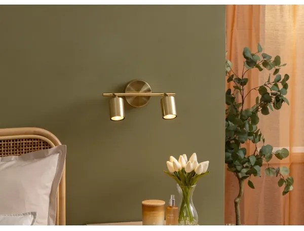 Atmosphera - VICO irányítható spotlámpa 2xGU10/25W/230V arany