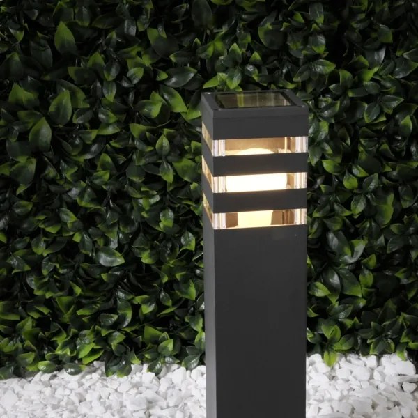 LED RGBW dimmelhető kültéri lámpa TEKSAS 1xE27/9W/230V 44 cm IP44 antracit