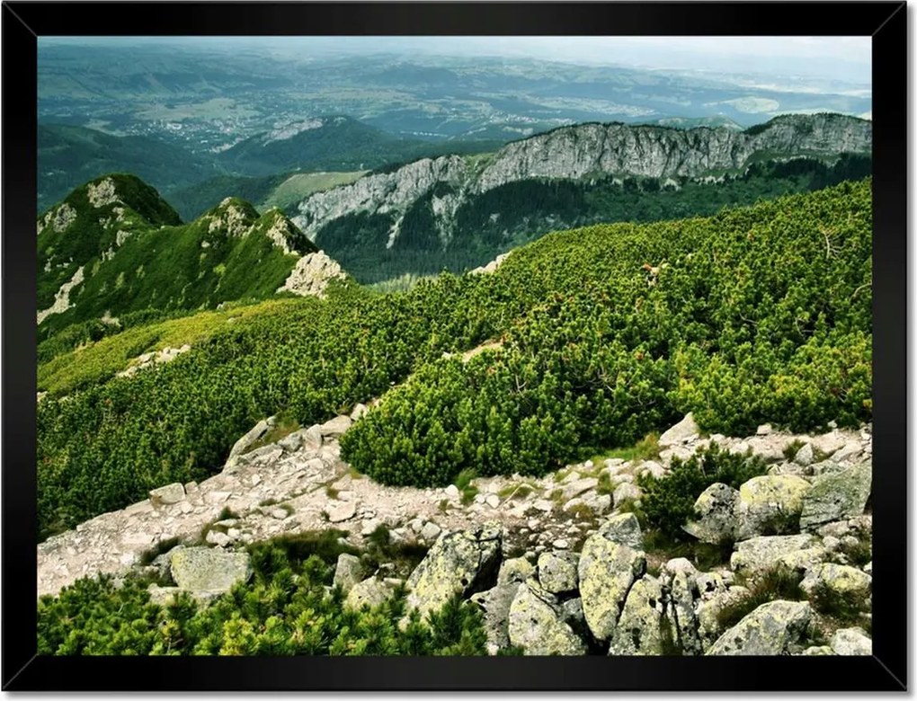 Poszterek keretben 40x30 Tátra Lengyel hegyek Kilátás