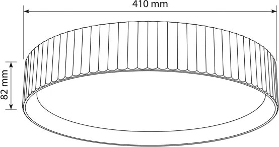 Brilagi - LED fényerőszabályozható mennyezeti lámpatest LUCIA LED/48W/230V Ø 41 cm fehér + távirányító