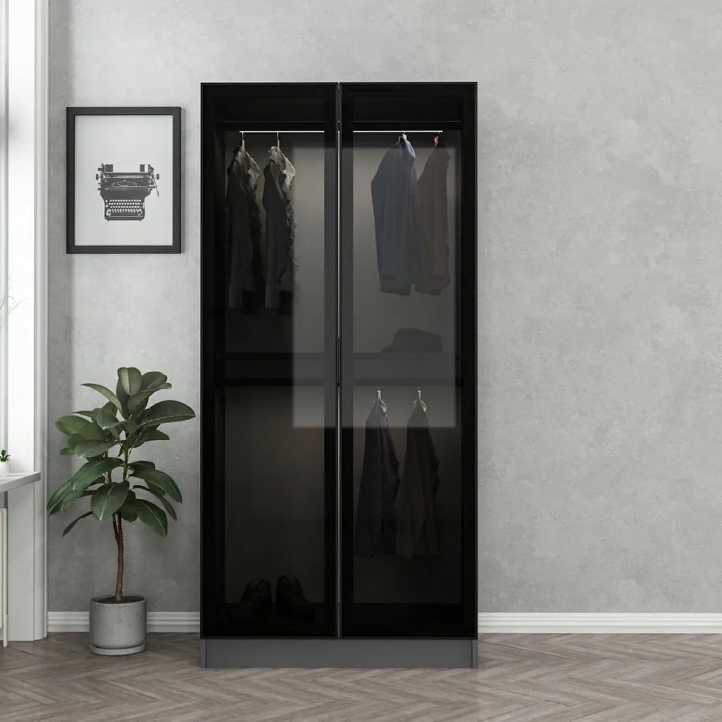 Kale Glass Anthracite - 190