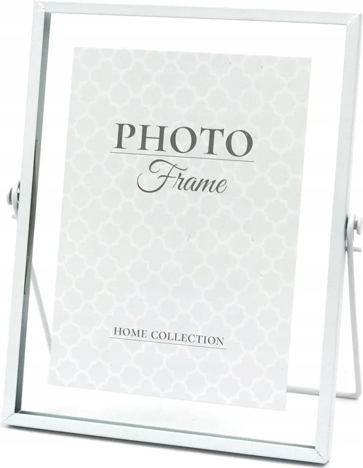 Képkeret Fehér 13x18cm Fém Modern